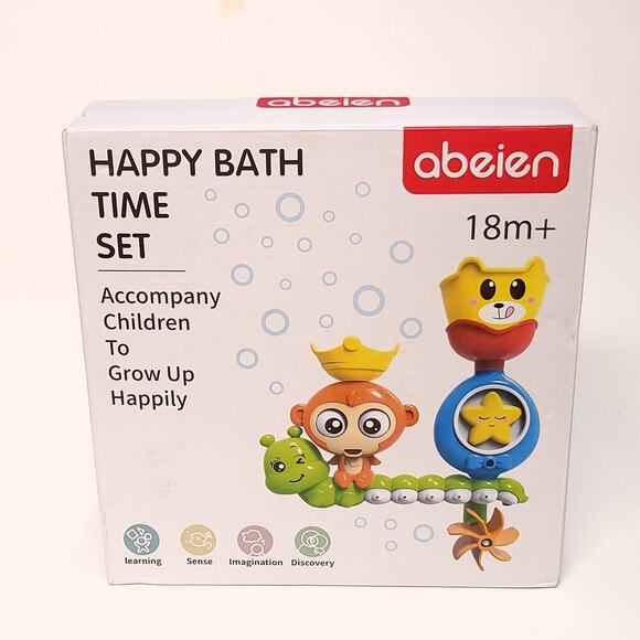 Happy Bath Time Set Kids Toy by Abeien for 18m+ Toddler Fun Play Bathtime - Picture 6 of 8
